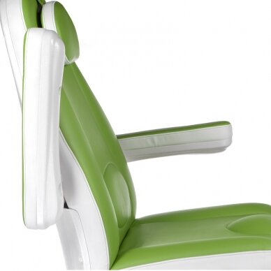 Profesionali elektrinė podologinė kėdė pedikiūro procedūroms Mazaro BR-6672A, 5 varikliai, žalios spalvos 5