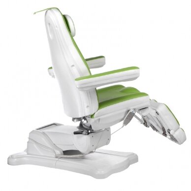 Profesionali elektrinė podologinė kėdė- lova-gultas pedikiūro procedūroms MAZARO BR-6672C, 3 variklių, žalios spalvos 1