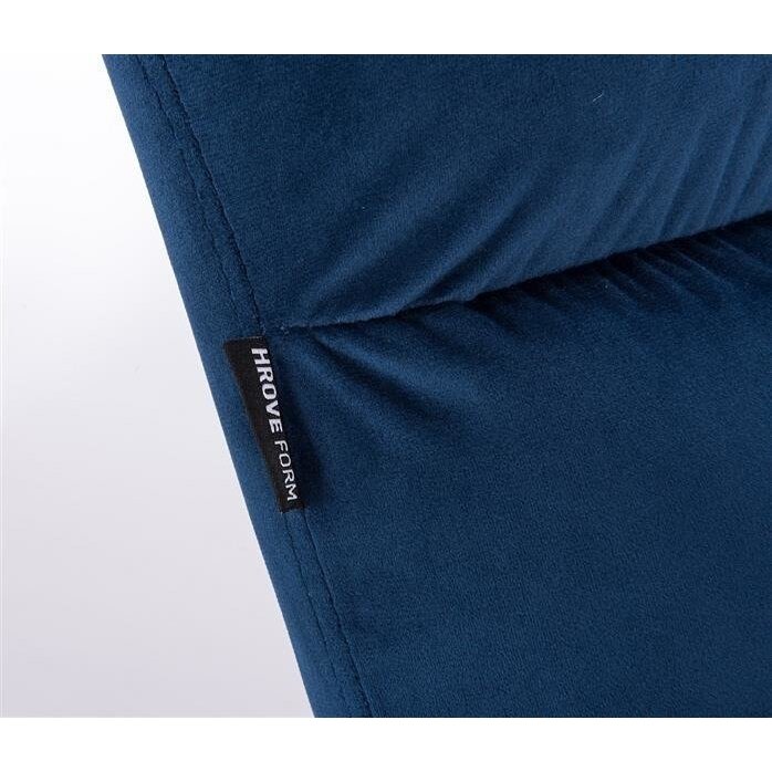 Beauty salons and beauticians stool HR650N, blue velour 5 Beauty salons and beauticians stool HR650N, blue velour 5