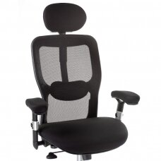 Registratūros, biuro kėdė CorpoComfort BX-4147, juodos spalvos