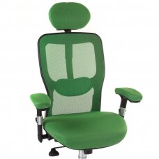 Reception, office chair CorpoComfort BX-4147, green color
