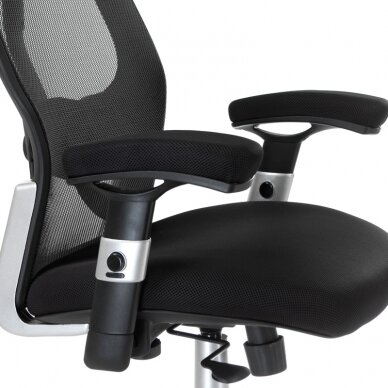Registratūros, biuro kėdė CorpoComfort BX-4144, juodos spalvos 4