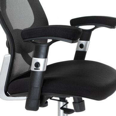 Registratūros, biuro kėdė CorpoComfort BX-4144, juodos spalvos 5
