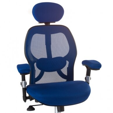 Registratūros, biuro kėdė CorpoComfort BX-4144, mėlynos spalvos 1