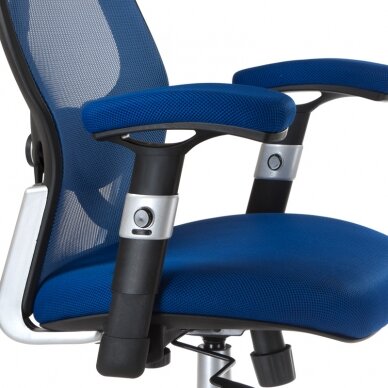 Registratūros, biuro kėdė CorpoComfort BX-4144, mėlynos spalvos 5