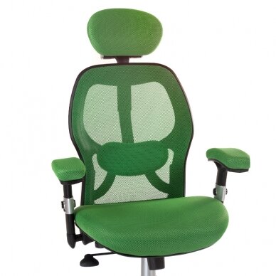 Registratūros, biuro kėdė CorpoComfort BX-4144, žalios spalvos 1