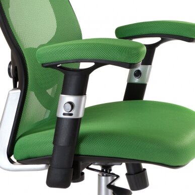 Registratūros, biuro kėdė CorpoComfort BX-4144, žalios spalvos 5