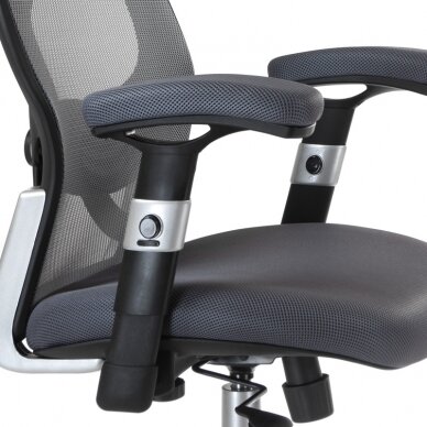 Reception, office chair CorpoComfort BX-4144, grey color 5