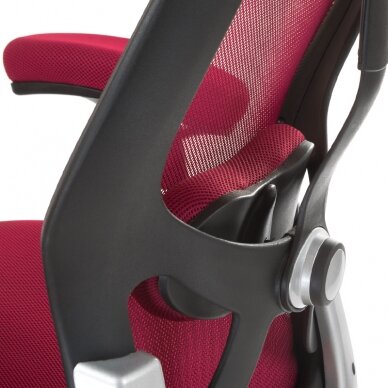 Reception, office chair CorpoComfort BX-4144, red color 3