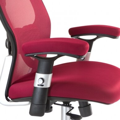 Reception, office chair CorpoComfort BX-4144, red color 4
