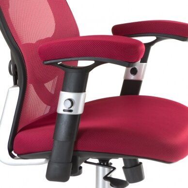 Reception, office chair CorpoComfort BX-4144, red color 5