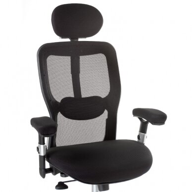 Registratūros, biuro kėdė CorpoComfort BX-4147, juodos spalvos 1