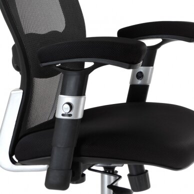 Registratūros, biuro kėdė CorpoComfort BX-4147, juodos spalvos 5