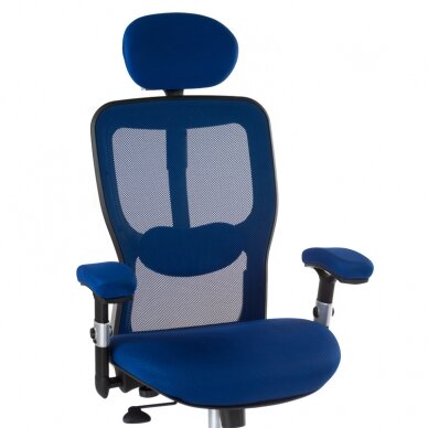 Reception, office chair CorpoComfort BX-4147, blue color 1