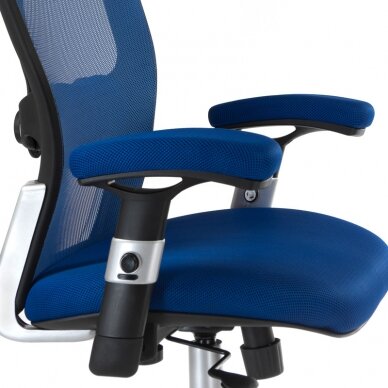 Reception, office chair CorpoComfort BX-4147, blue color 4