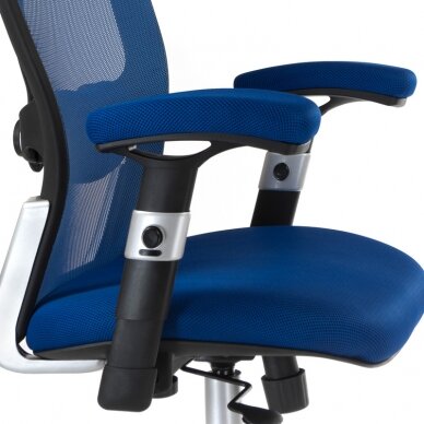 Reception, office chair CorpoComfort BX-4147, blue color 5