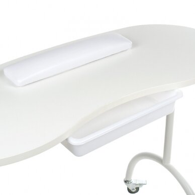 Professional folding manicure table BD-3416 + transport bag, white color 3
