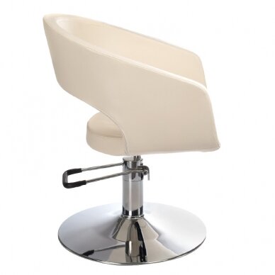 Professional hairdressing chair BH-8821, cream color 2