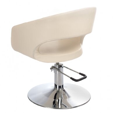 Профессиональное парикмахерское кресло BH-8821, кремового цвета 3