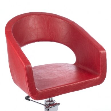 Профессиональное парикмахерское кресло BH-8821, красного цвета 1