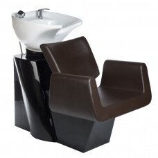 Professional hairdresser sink Vito BH-8022, brown color