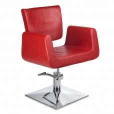 Профессиональное парикмахерское кресло  VITO BH-8802, красного цвета