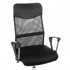 Reception, office chair CorpoComfort BX-7773, black color