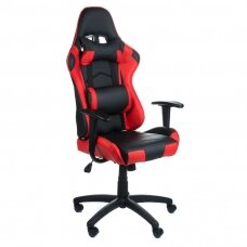 Office and computer gaming chair RACER CorpoComfort BX-3700, black - red color