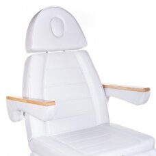 Профессиональный электрический ортопедический стул для процедур педикюра LUX Pedicure BG-273E, 5 моторов, белого цвета