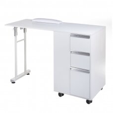 Профессиональный маникюрный стол BD-3802, белого цвета