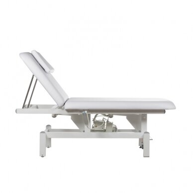 Profesionalus elektrinis masažo stalas BD-8230, baltos spalvos 3