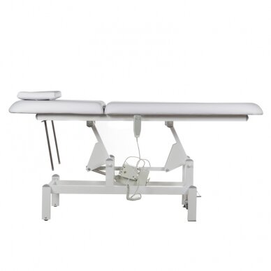 Profesionalus elektrinis masažo stalas BD-8230, baltos spalvos 4