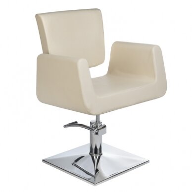 Professional hairdressing chair  VITO BH-8802, cream color