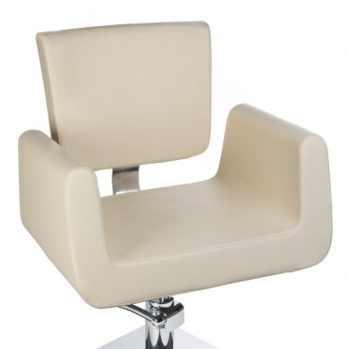 Профессиональное парикмахерское кресло  VITO BH-8802, кремового цвета 1