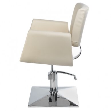 Профессиональное парикмахерское кресло  VITO BH-8802, кремового цвета 2