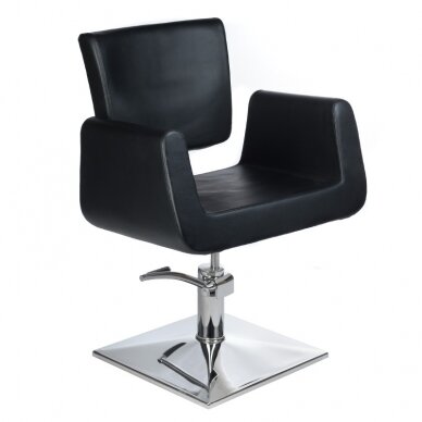 Профессиональное парикмахерское кресло  VITO BH-8802, черного цвета