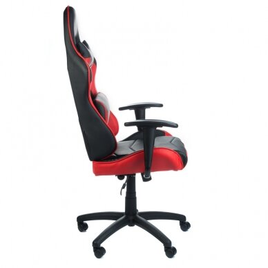 Office and computer gaming chair RACER CorpoComfort BX-3700, black - red color 2