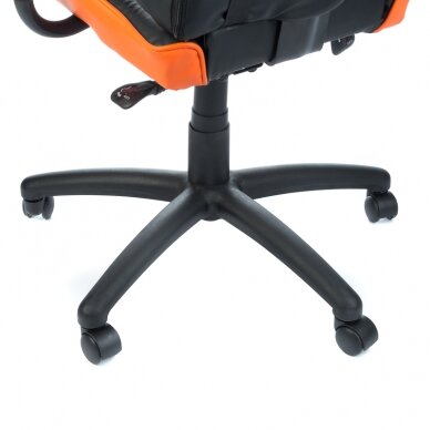 Офисное и компьютерное игровое кресло RACER CorpoComfort BX-3700, черно-оранжевые цвета 4