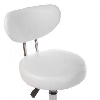 Professional master chair for beauticians and beauty salons BT-229, white color 1