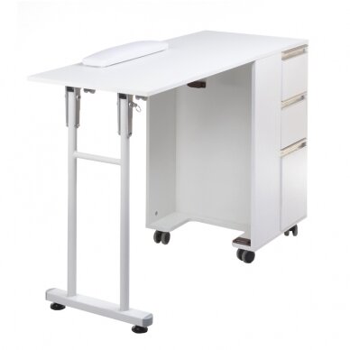Профессиональный маникюрный стол BD-3802, белого цвета 3