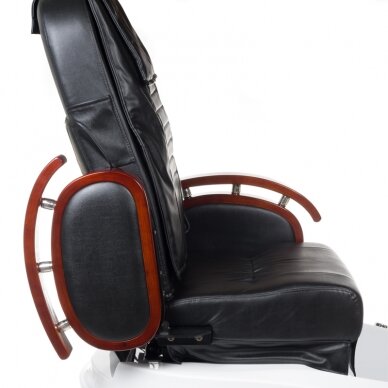 Profesionali elektrinė podologinė kėdė pedikiūro procedūroms su masažo funkcija BR-2307, juodos spalvos 4