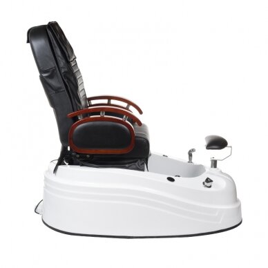 Profesionali elektrinė podologinė kėdė pedikiūro procedūroms su masažo funkcija BR-2307, juodos spalvos 5