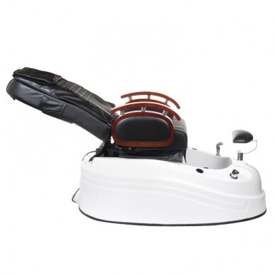 Профессиональное электрическое педикюрное кресло для процедур педикюра с функцией массажа BR-2307, черного цвета 6