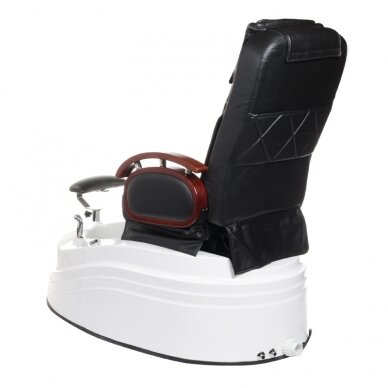 Profesionali elektrinė podologinė kėdė pedikiūro procedūroms su masažo funkcija BR-2307, juodos spalvos 7
