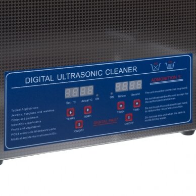 Professional ultrasonic bath for washing tools 10L BS-UC10 300W 1