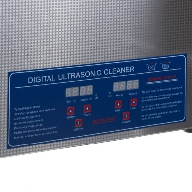 Professional ultrasonic bath for washing tools 15L BS-UC15 1