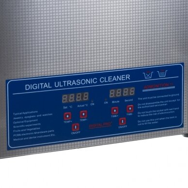 Professional ultrasonic bath for washing tools 19L BS-UC19 600W 1