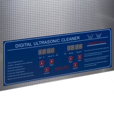 Professional ultrasonic bath for washing tools 22L BS-UC22 600W 1