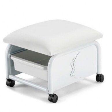 Professional footstool with tub for podiatry work EB26 1 Professional footstool with tub for podiatry work EB26 1
