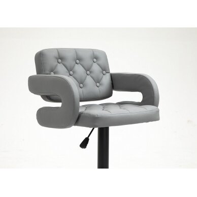 Профессиональный стул для визажистов HC8403W, серого цвета 2